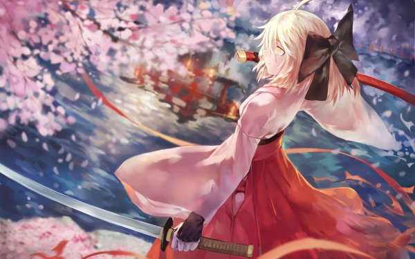 Anime Fate/Grand Order Fate Series Sakura Saber HD Wallpaper | Background Image