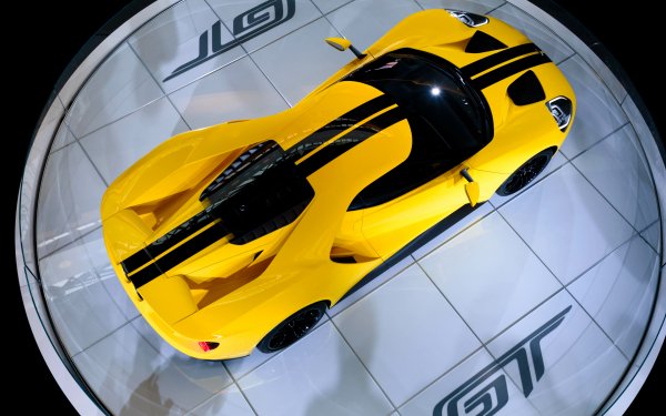 Vehicles Ford GT Ford Yellow Car Car Supercar HD Wallpaper | Background Image