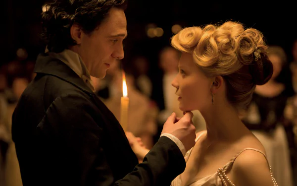 Mia Wasikowska Tom Hiddleston movie Crimson Peak HD Desktop Wallpaper | Background Image