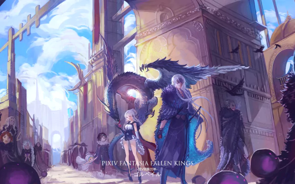 Anime Pixiv Fantasia HD Desktop Wallpaper | Background Image