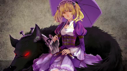 Sheri (Unlight) umbrella blonde Anime Unlight HD Desktop Wallpaper | Background Image