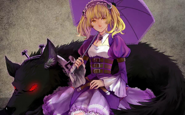 Sheri (Unlight) umbrella blonde Anime Unlight HD Desktop Wallpaper | Background Image