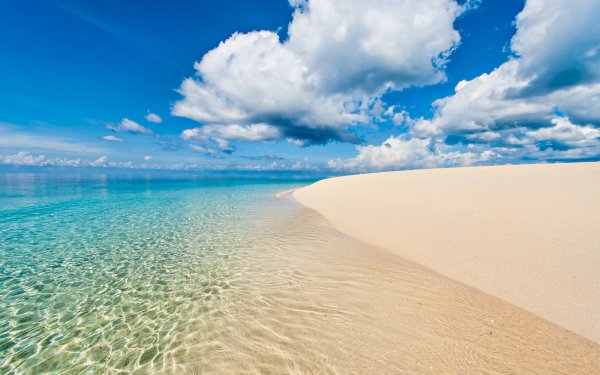 Earth Beach Tropical Ocean Turquoise Horizon HD Wallpaper | Background Image