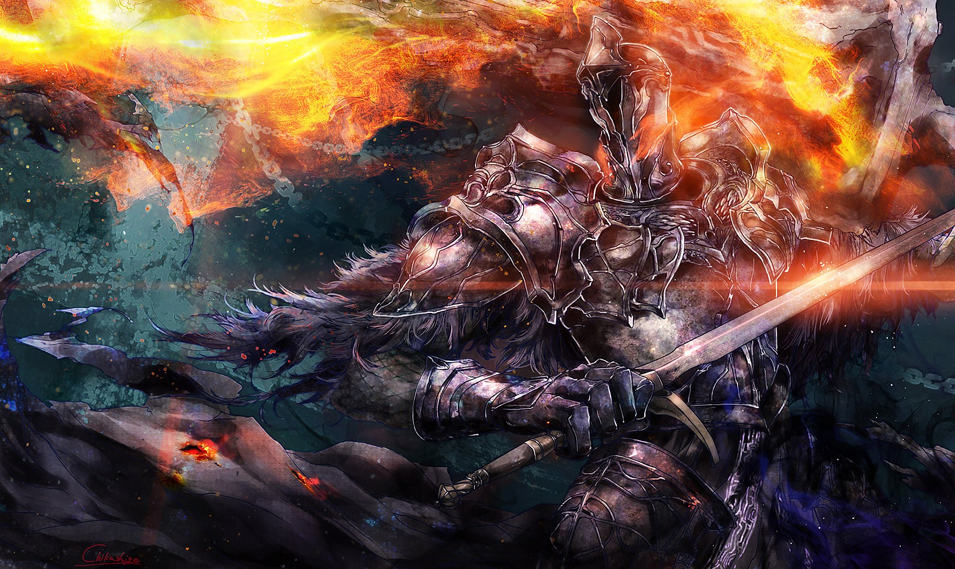 Dark Souls HD Wallpaper by Chikashige