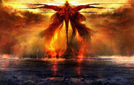  phoenix rising from the ashes by AlexiaDella