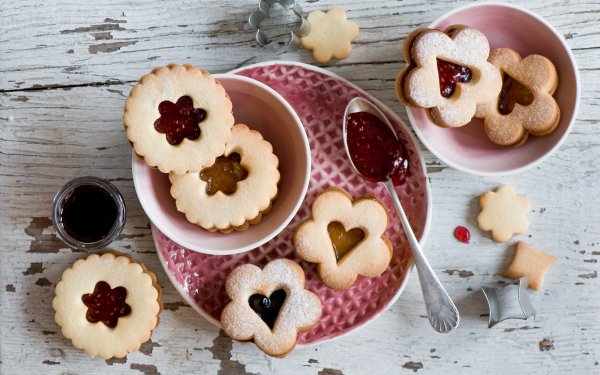 Food Cookie Jam Still Life HD Wallpaper | Background Image