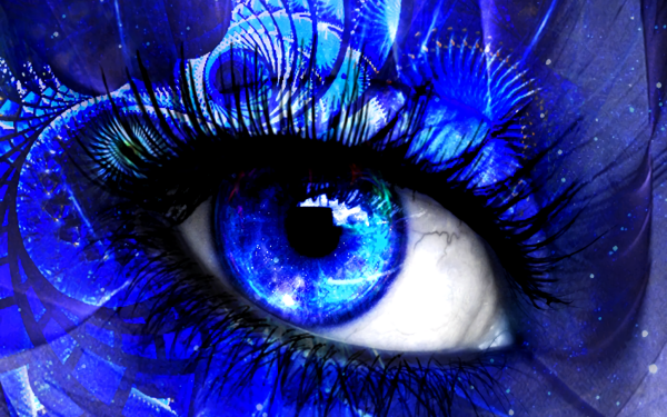 Artistic Eye Blue Makeup HD Wallpaper | Background Image