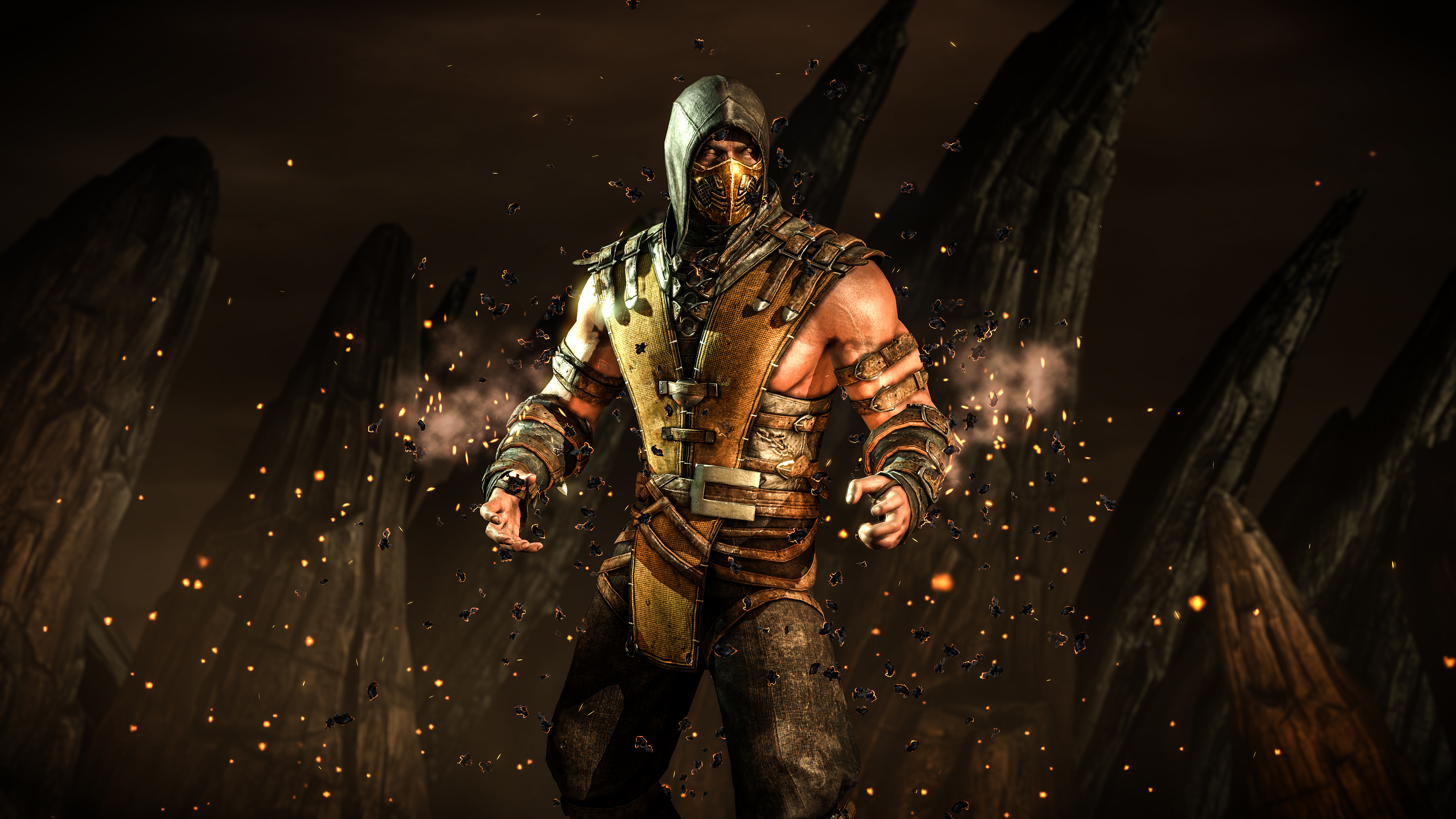 Character from Mortal Kombat Scorpion Wallpaper 4k HD ID:4339