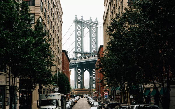 Manhattan Bridge man made New York HD Desktop Wallpaper | Background Image