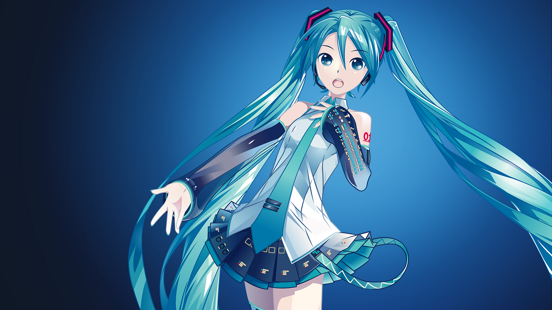 Download Hatsune Miku Anime Vocaloid HD Wallpaper by AssassinWarrior