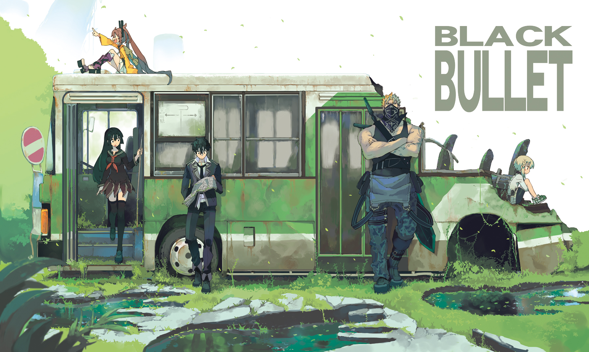 Anime Black Bullet HD Wallpaper by Morino Hon