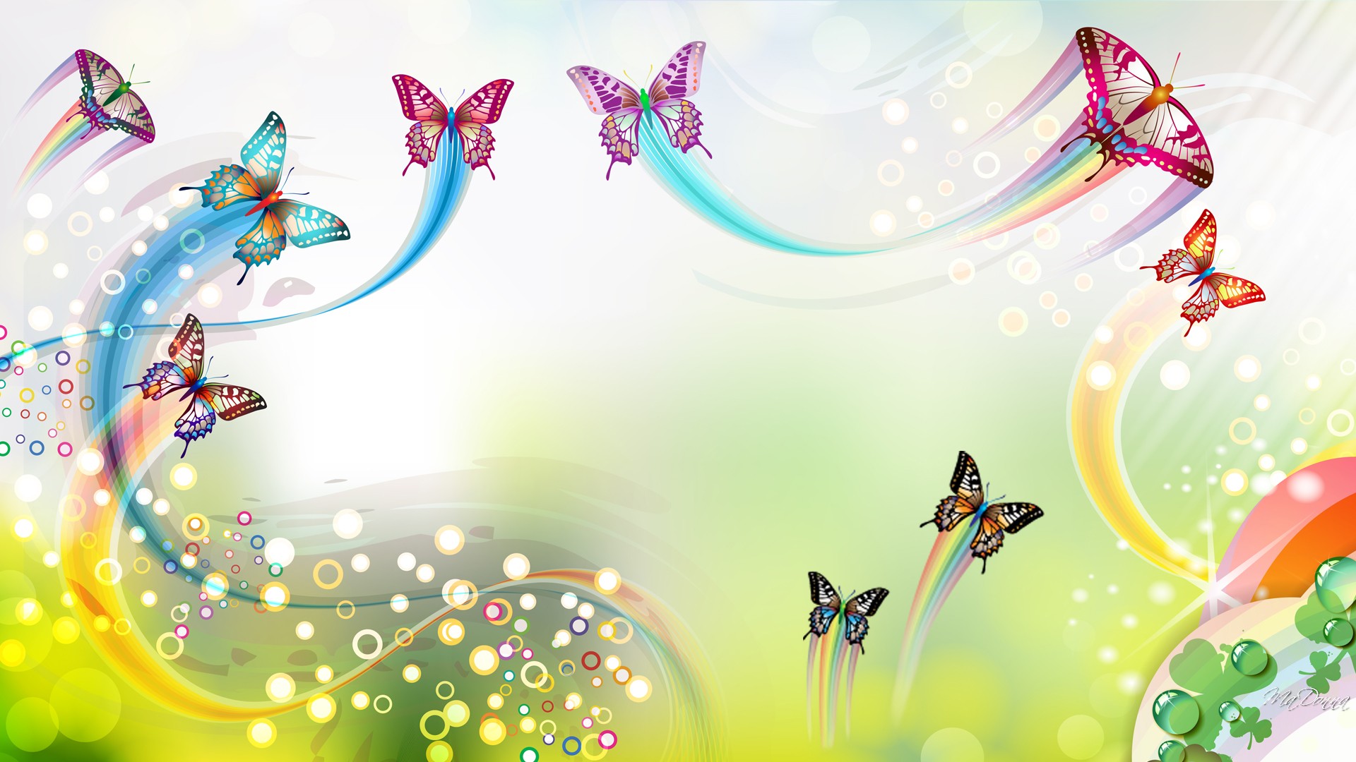 Colorful Butterflies by Ma Donna
