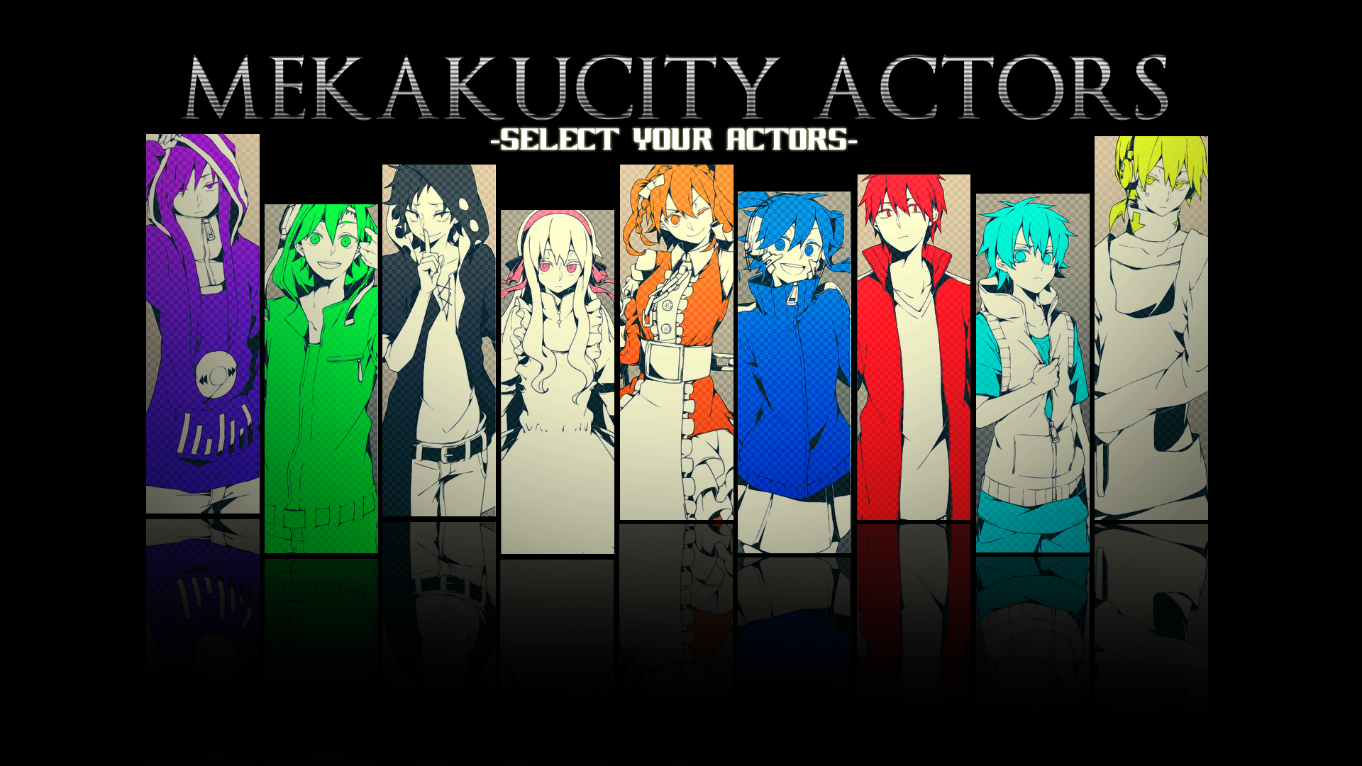 Mekakucity Actors png images