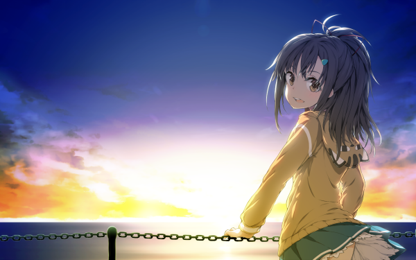 Anime High School Fleet Mei Irizaki Haifuri HD Wallpaper | Background Image