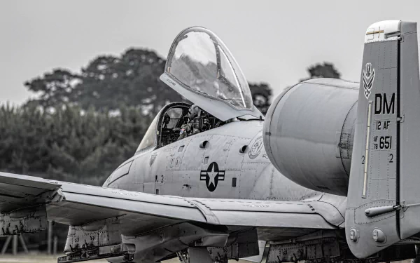 jet fighter warplane aircraft military Fairchild Republic A-10 Thunderbolt II HD Desktop Wallpaper | Background Image