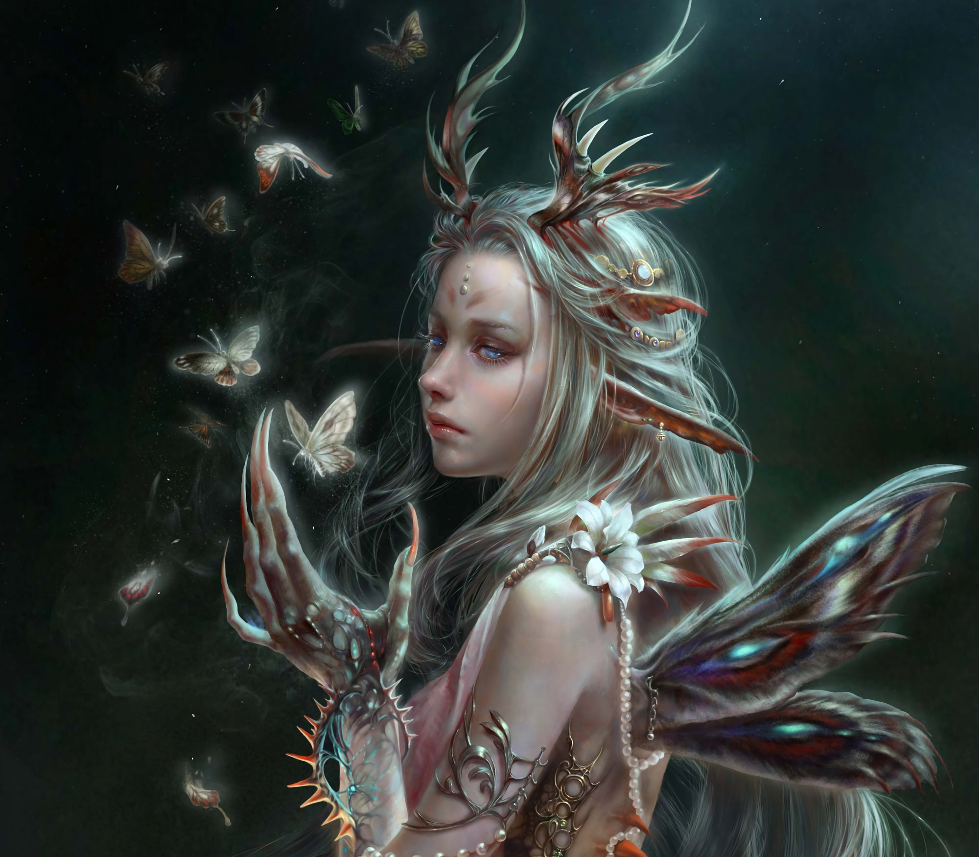 Fantasy Butterfly Woman by Elda