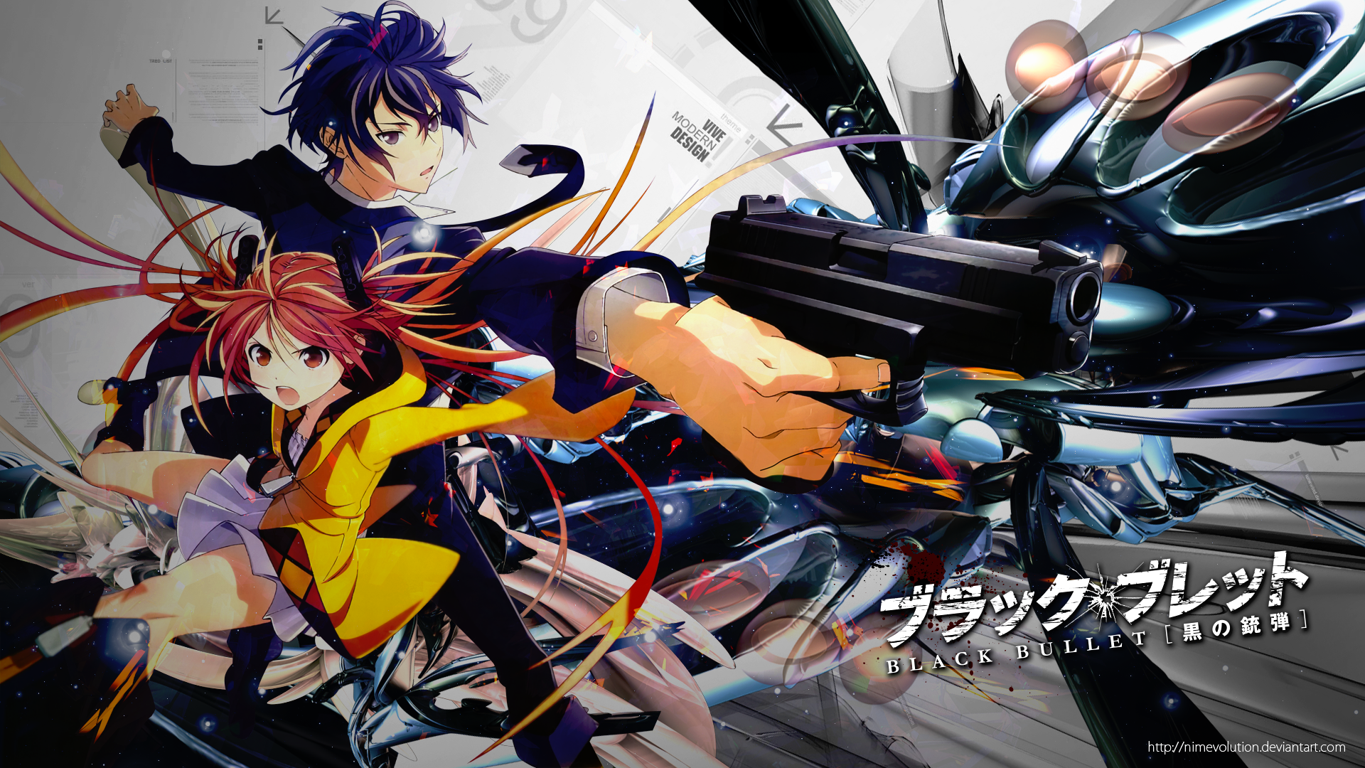 Anime Black Bullet HD Wallpaper by PressureDeath