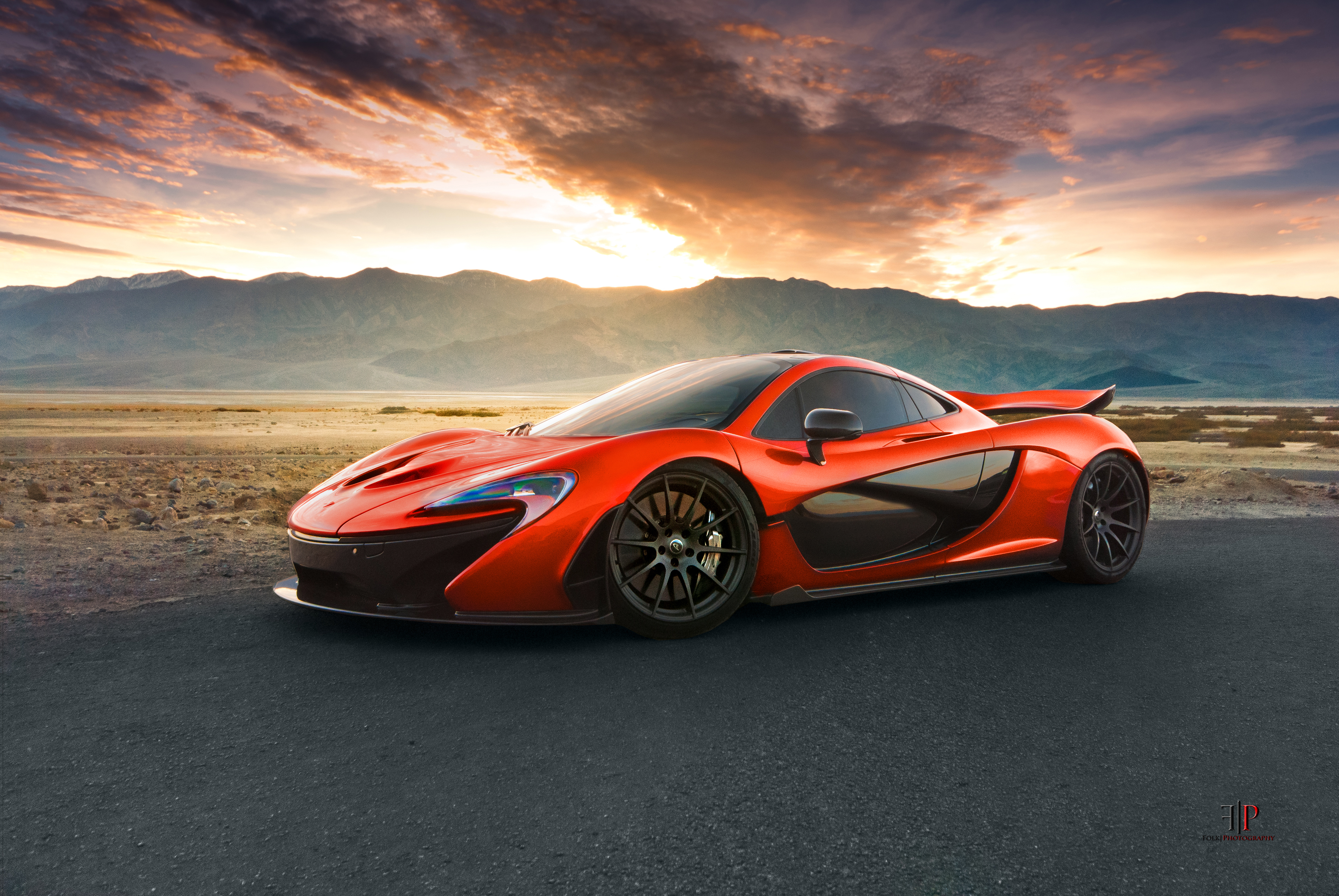 mclaren p1 orange