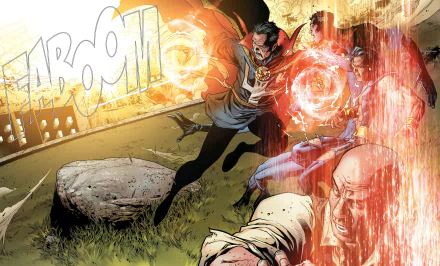 X-Men Professor X Doctor Strange Comic New Avengers: Illuminati HD Desktop Wallpaper | Background Image