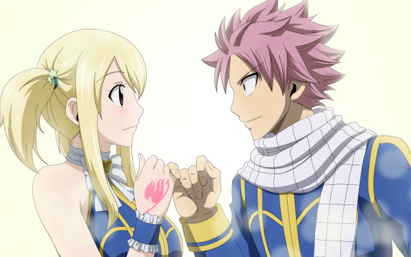 Anime Fairy Tail Lucy Heartfilia Natsu Dragneel NaLu HD Wallpaper | Background Image