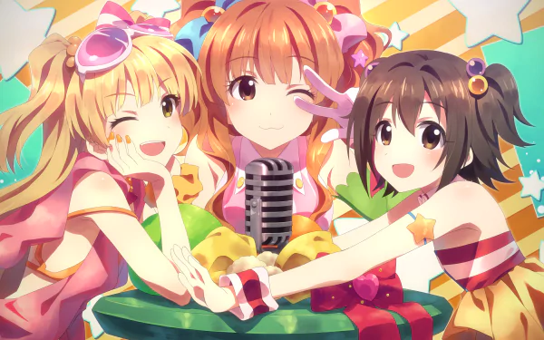 iDOLM@STER Cinderella Girls The iDOLM@STER Kirari Moroboshi Rika Jougasaki Miria Akagi Anime The iDOLM@STER Cinderella Girls HD Desktop Wallpaper | Background Image