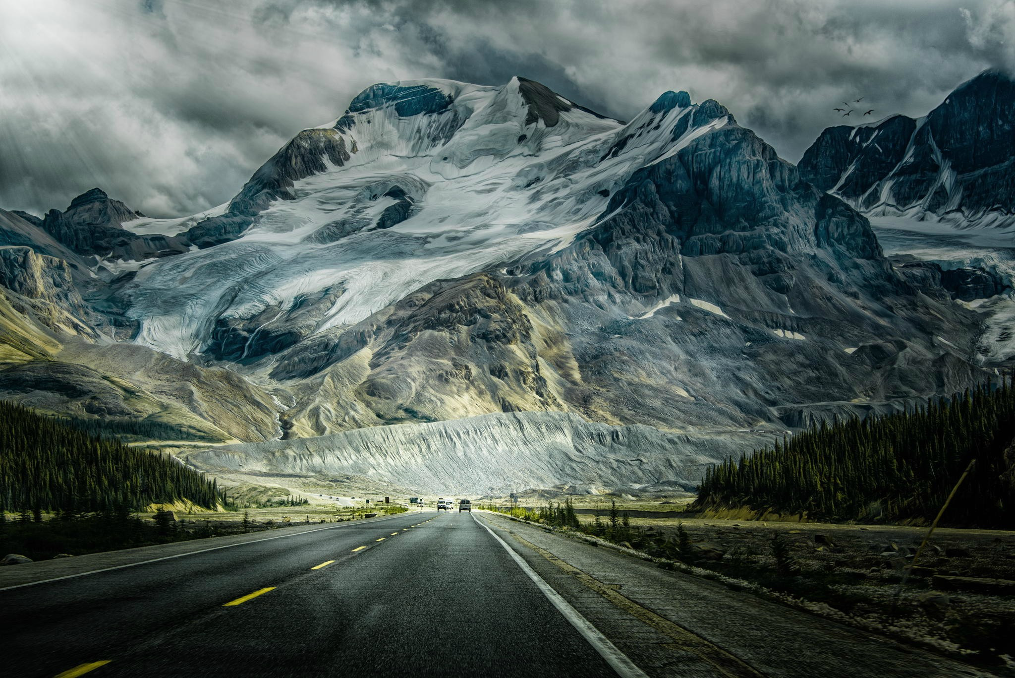 Mountain Road HD Wallpaper | Background Image | 2048x1367 | ID:707782 ...