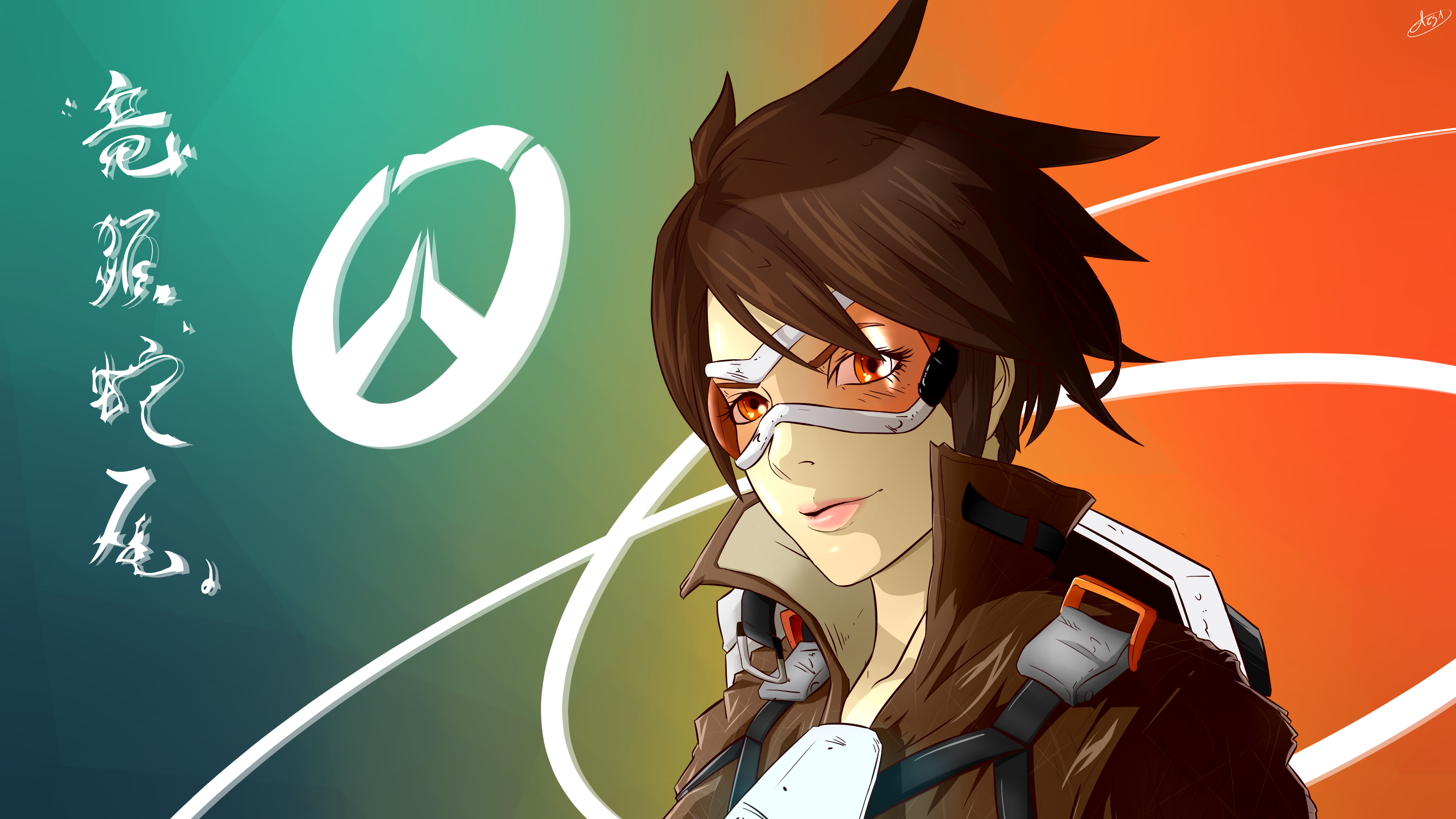 Tracer Overwatch 4K Wallpaper #5.1421