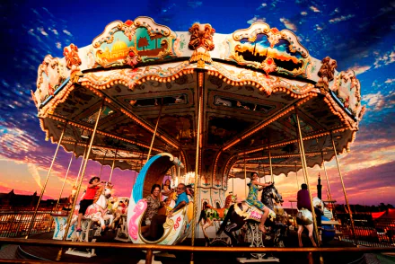  The magic carousel at adlabs