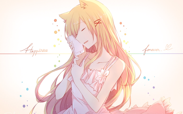 Anime Women Animal Ears Blonde HD Wallpaper | Background Image