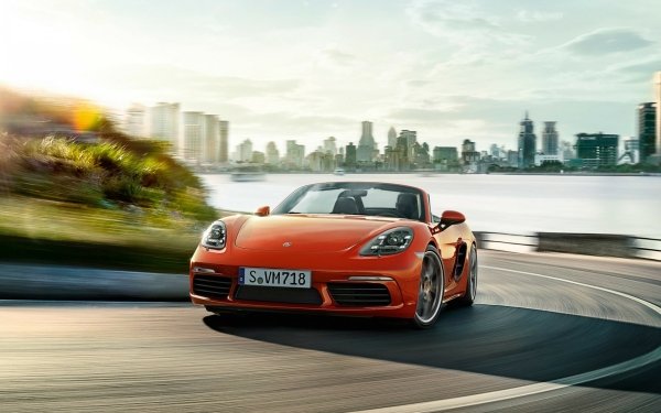 Vehicles Porsche Boxster Porsche Car Orange Car HD Wallpaper | Background Image