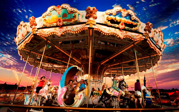  The magic carousel at adlabs