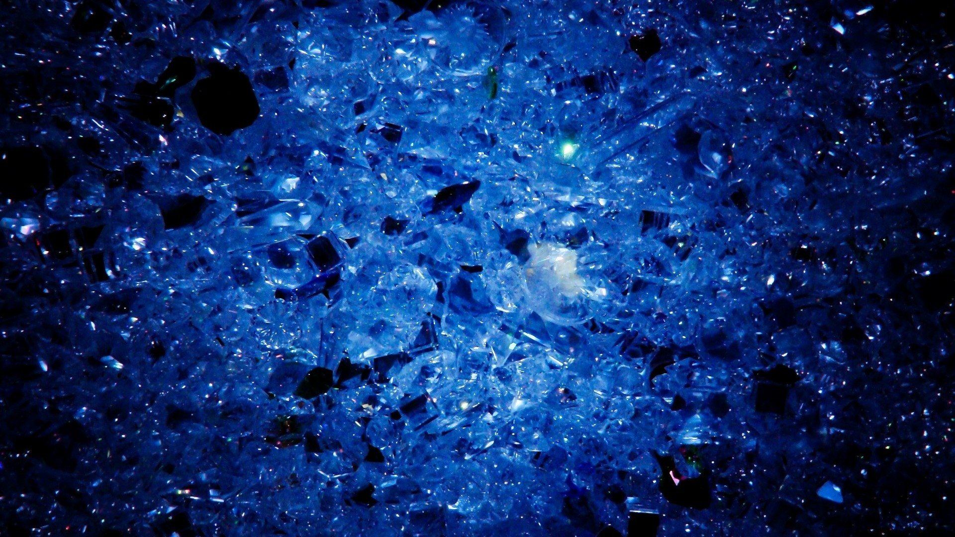 light blue crystal
