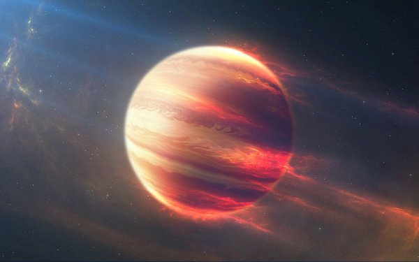 Sci Fi Planet Space orange HD Wallpaper | Background Image