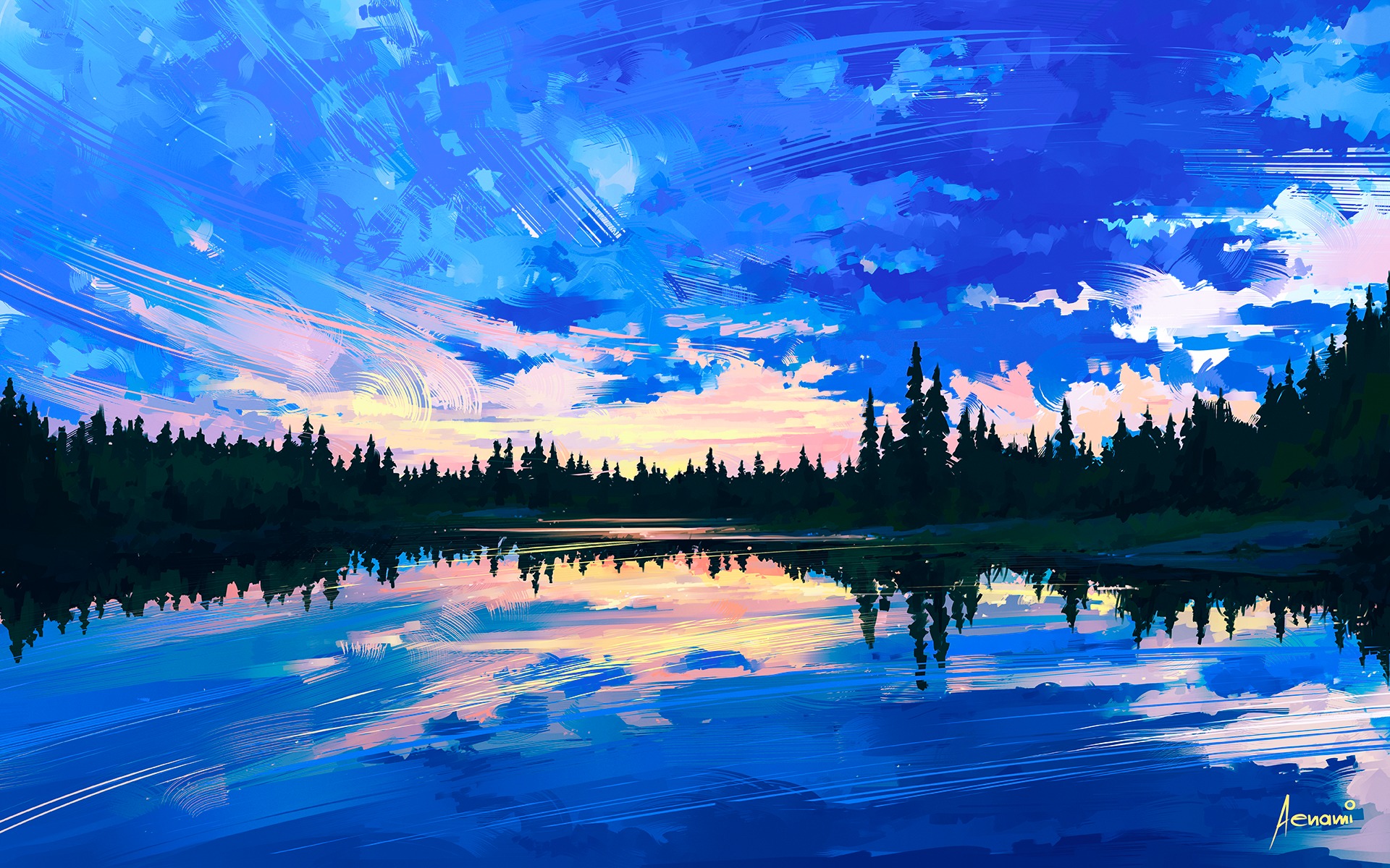 Artistic Lake HD Wallpaper | Background Image