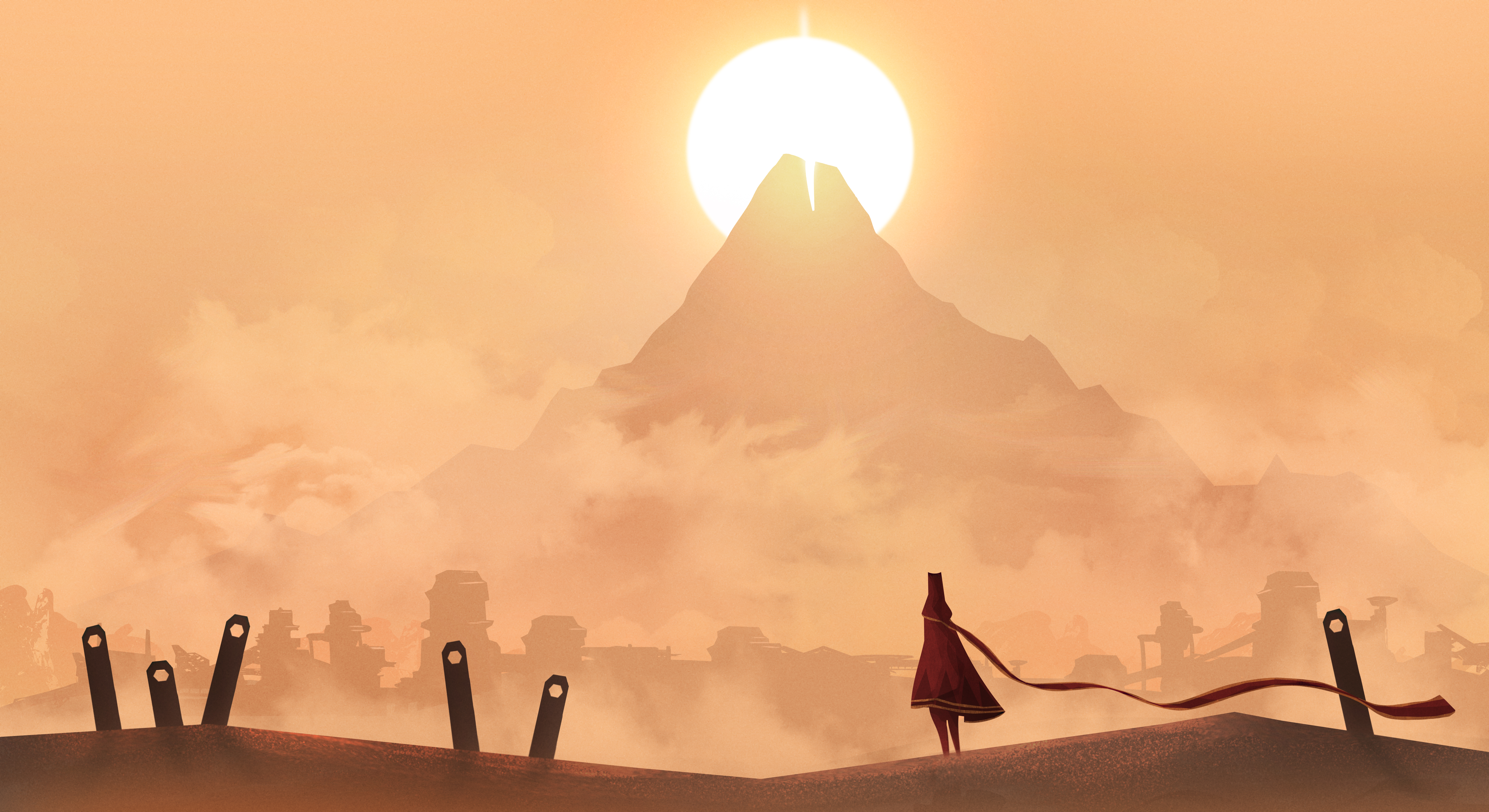 Video Game Journey HD Wallpaper | Background Image