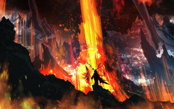 Fantasy Shaman Fire HD Wallpaper | Background Image