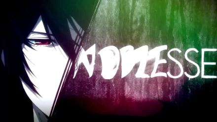 HD wallpaper featuring Cadis Etrama Di Raizel from the anime Noblesse, showcasing a striking design with vibrant colors and dynamic text.