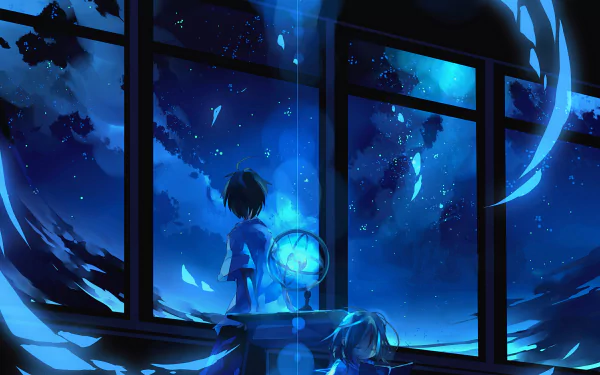 Anime night anime night HD Desktop Wallpaper | Background Image