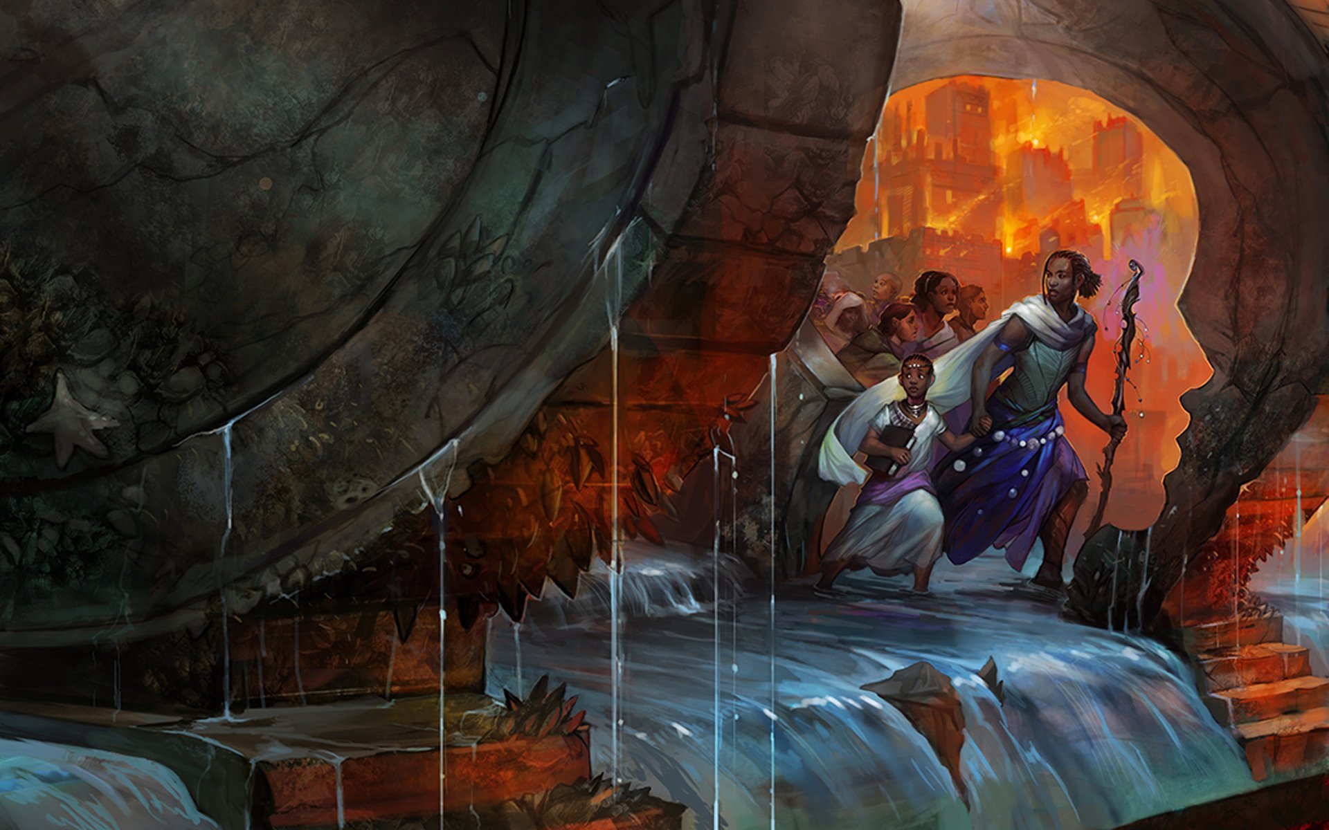 Download Fantasy People HD Wallpaper by Julie Dillon