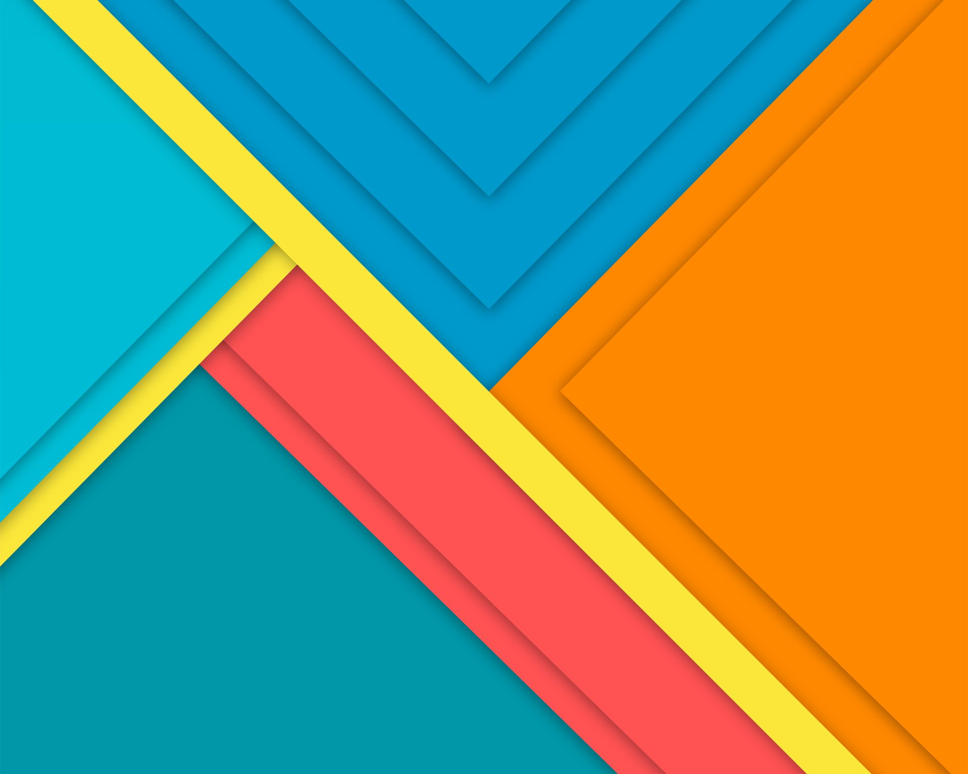 Download Colorful Lines Orange (Color) Blue Colors Abstract Geometry ...