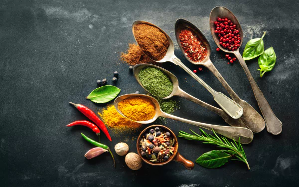pepper still life herbs spices food Herbs and Spices HD Desktop Wallpaper | Background Image