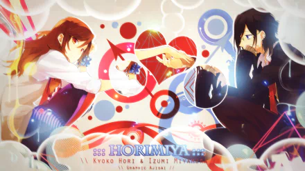 Hori Kyouko Izumi Miyamura Anime Hori-san To Miyamura-kun HD Desktop Wallpaper | Background Image