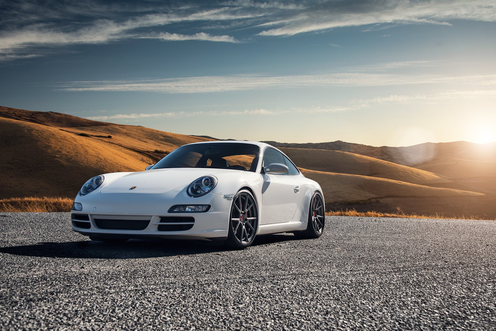 Download Car White Car Porsche Vehicle Porsche 997 HD Wallpaper