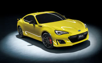Stunning Yellow Subaru BRZ 4K Ultra HD Wallpaper