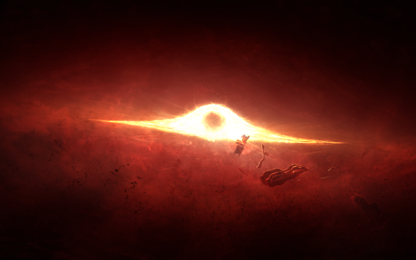 Video Game Mass Effect 2 Mass Effect Black Hole Space orange Explosion HD Wallpaper | Background Image