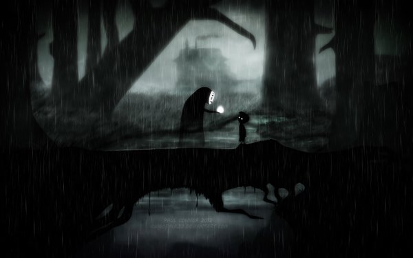 Video Game Crossover Limbo Spirited Away No-Face HD Wallpaper | Background Image
