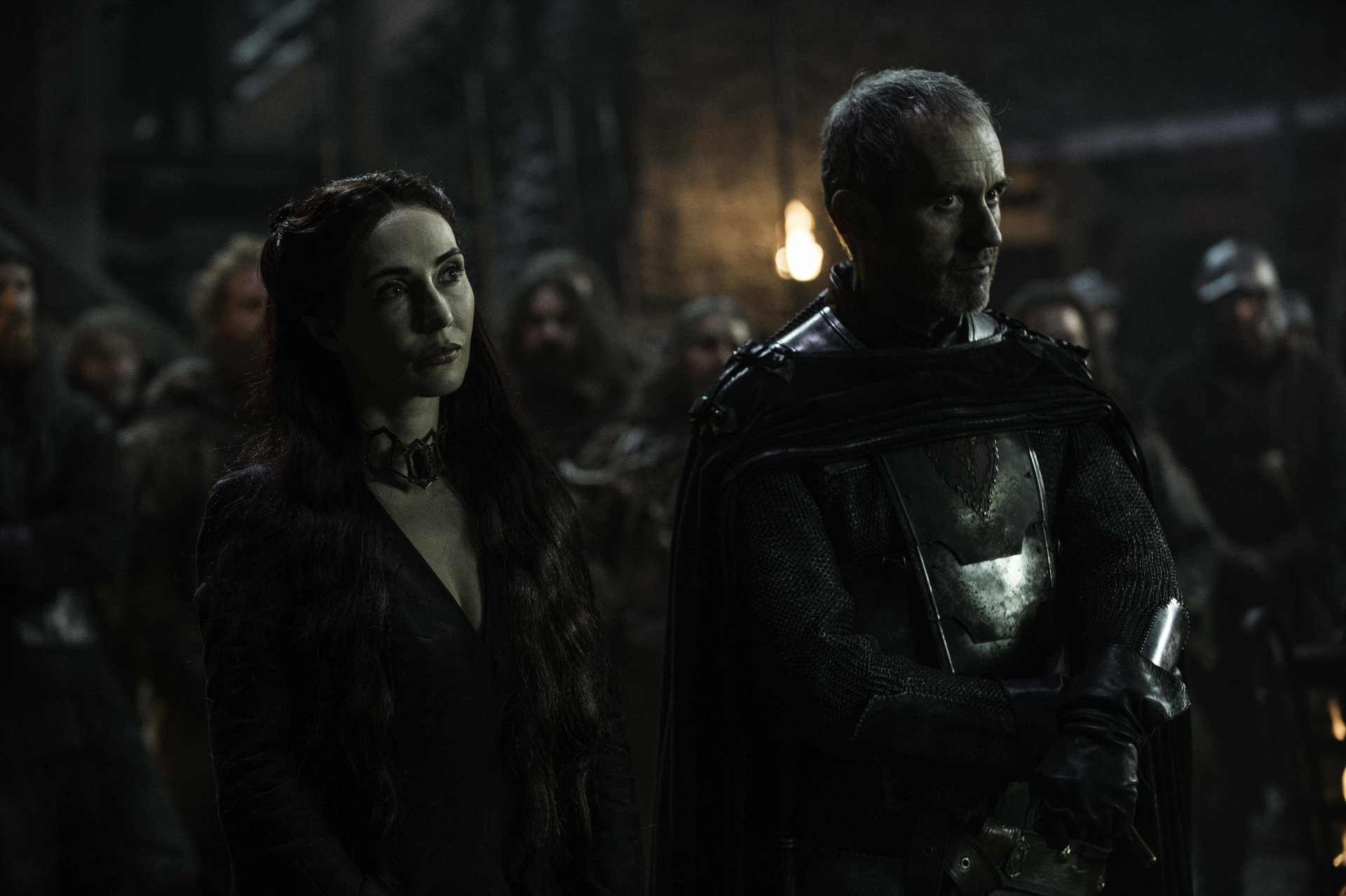 Download Stephen Dillane Stannis Baratheon Carice Van Houten Melisandre (Game Of Thrones) TV Show Game Of Thrones 4k Ultra HD Wallpaper