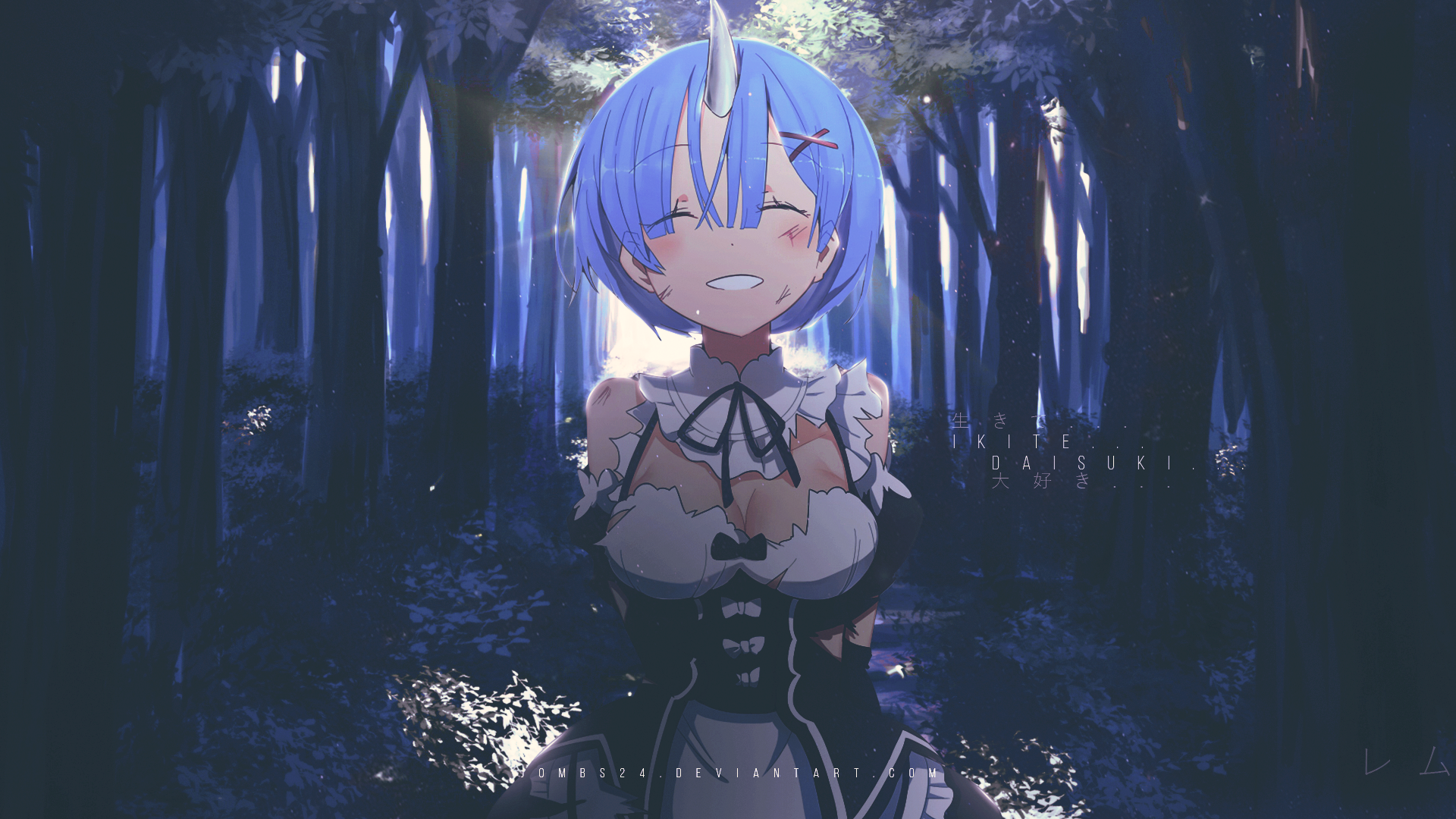 1574 Rem Re Zero Hd Wallpapers Background Images Wallpaper Abyss