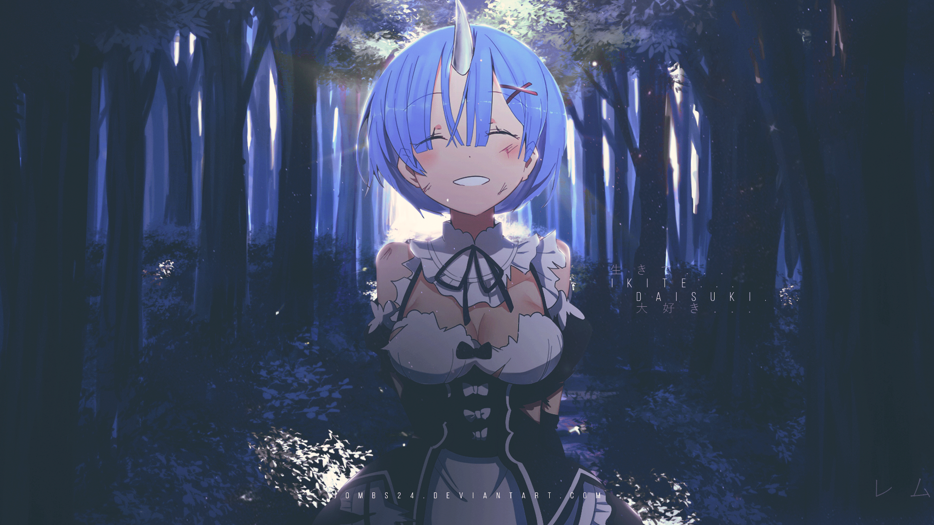 1575 Rem Re Zero Hd Wallpapers Background Images Wallpaper Abyss