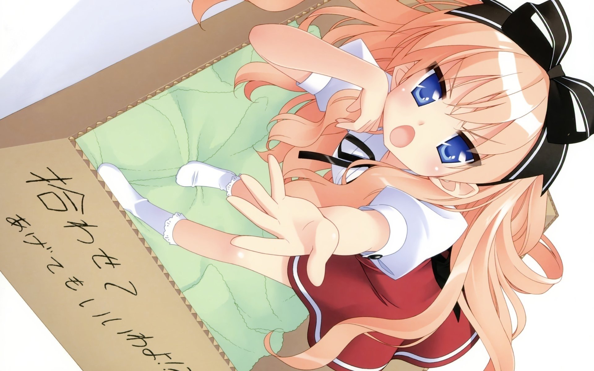 Download Blonde Chise Umenomori Anime Mayoi Neko Overrun! HD Wallpaper